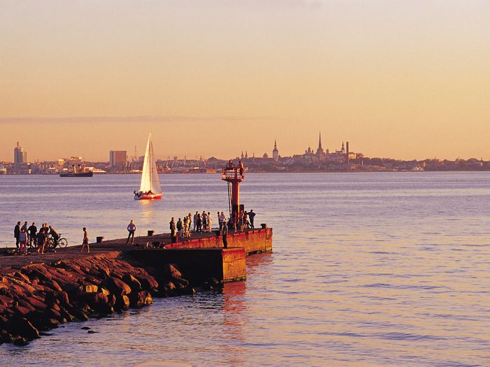 Sunset over Tallinn in the summer Photo by: Toomas Tuul