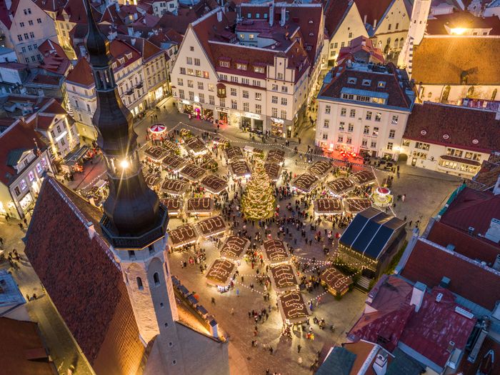 Традиции рождественской ели в Таллинне