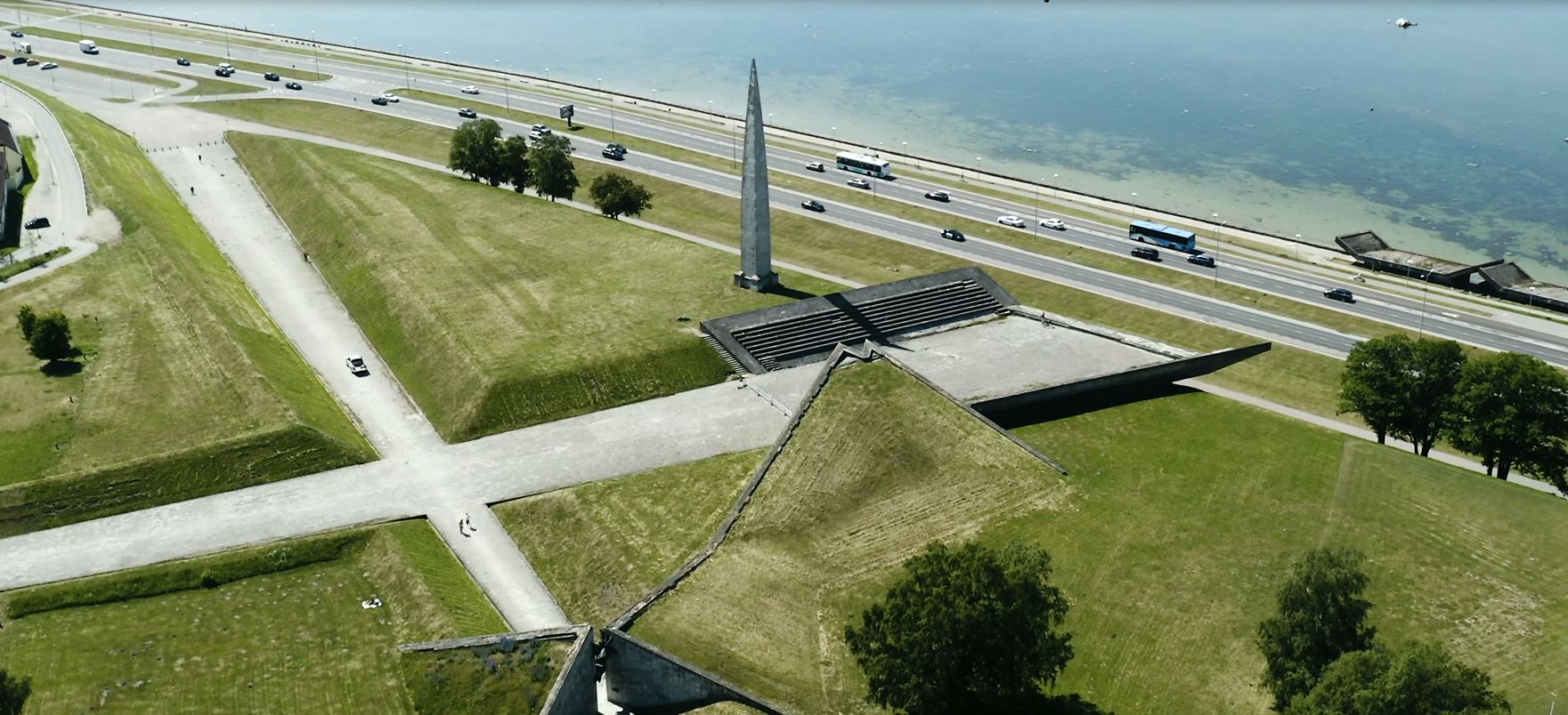 Tenet filming locations in Tallinn, Estonia: Maarjamäe memorial complex