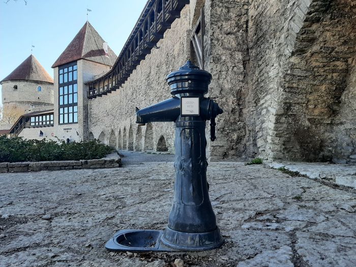 Public drinking water tap in Danish King's Garden in Tallinn, Estonia Photo: Mari Pever