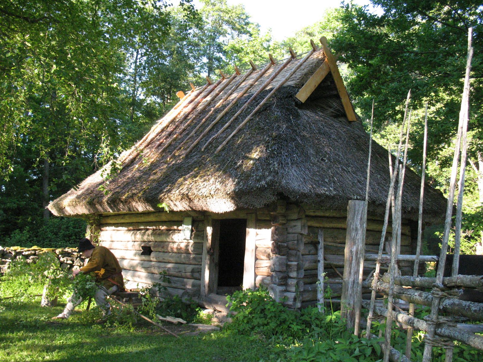 Sauna of Roosta farm at the Estonian Open Air Museum