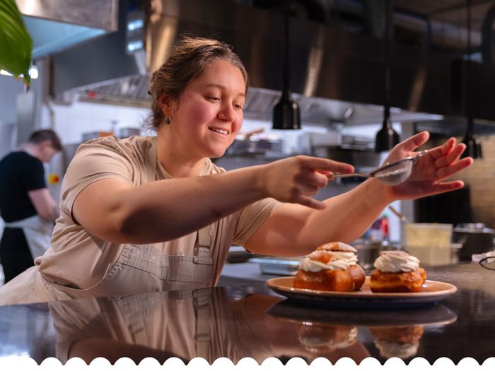 Kristina left architecture to design pastries