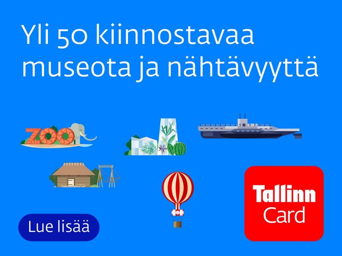 Helpota matkaasi - hanki Tallinn Card