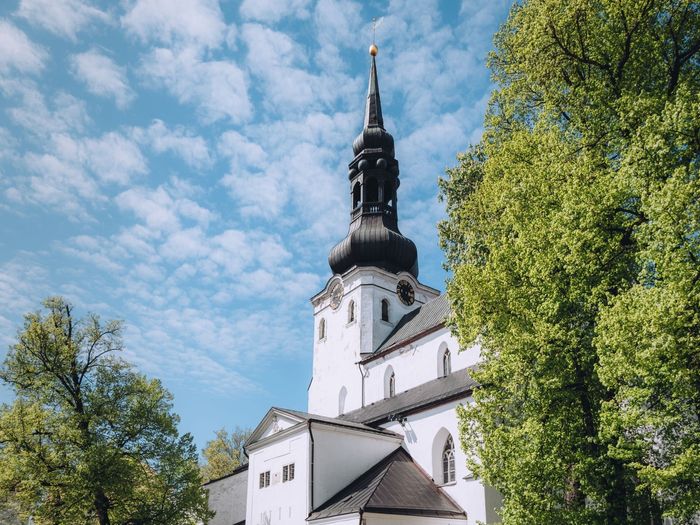 The Cathedral of Saint Mary the Virgin in Tallinn and its bell tower