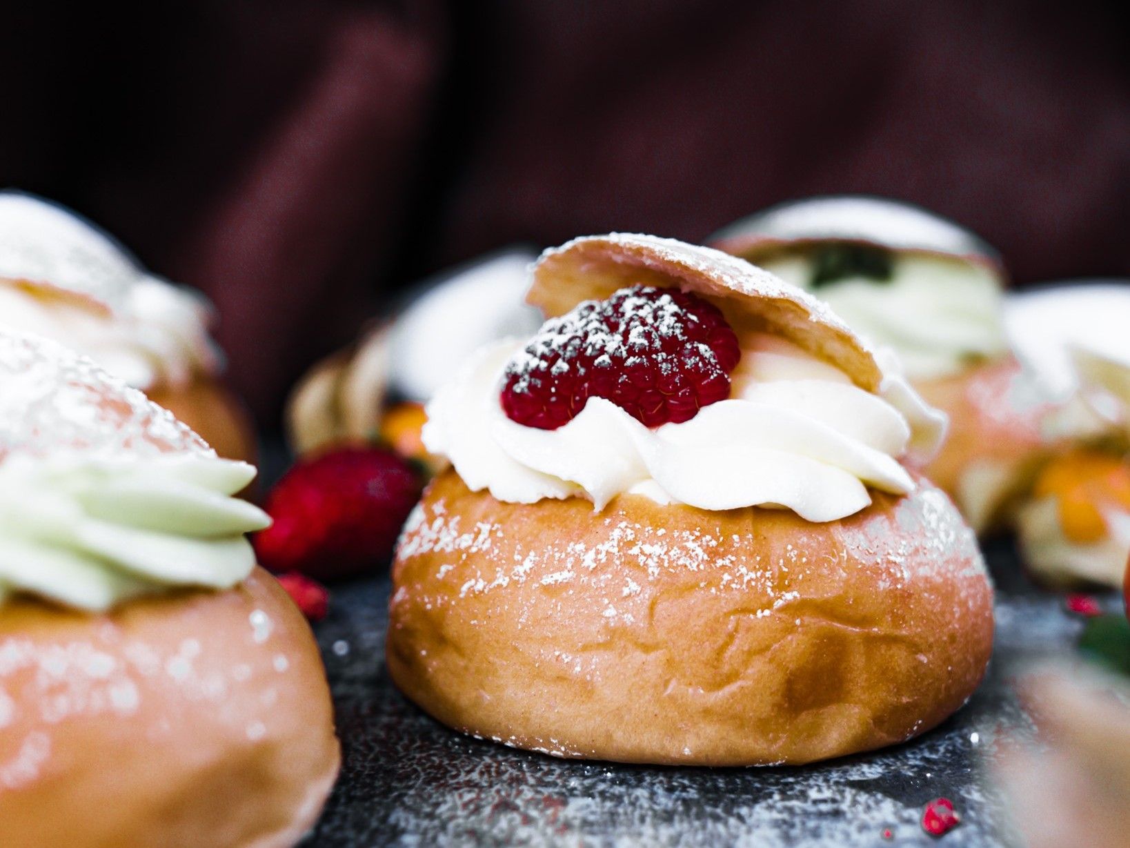 Semla bun from Maiasmoka cafe in Tallinn, Estonia