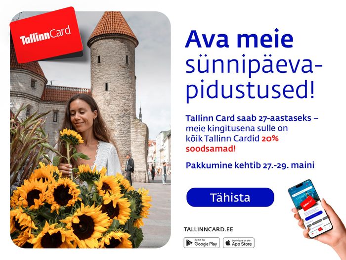 🎈 SÜNNIPÄEVAPAKKUMINE -20%!
