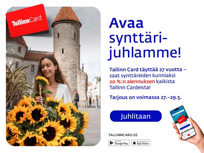 🎈 SYNTYMÄPÄIVÄTARJOUS -20% 
